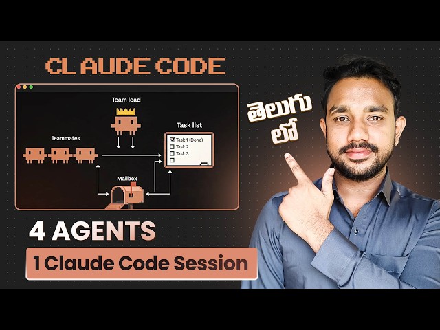 How to Build AI Agent Teams in Claude Code? | Telugu Tutorial