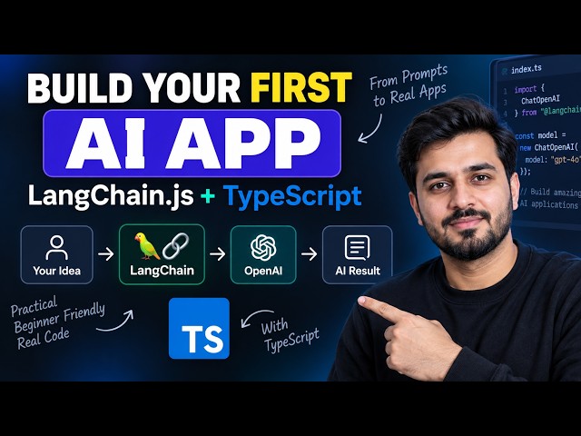 LangChain js Tutorial   Build Your First AI App with TypeScript