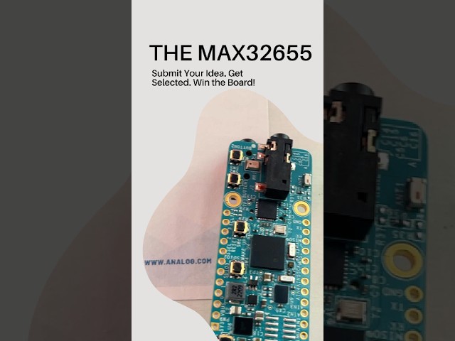 Get the MAX32655FTHR Evaluation Kit for FREE!  #shorts #youtube #electronics