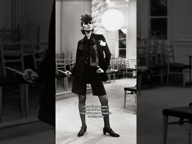 1966: Yves Saint Laurent redefines power dressing with ‘Le Smoking’  #fashionhistory  #ysl
