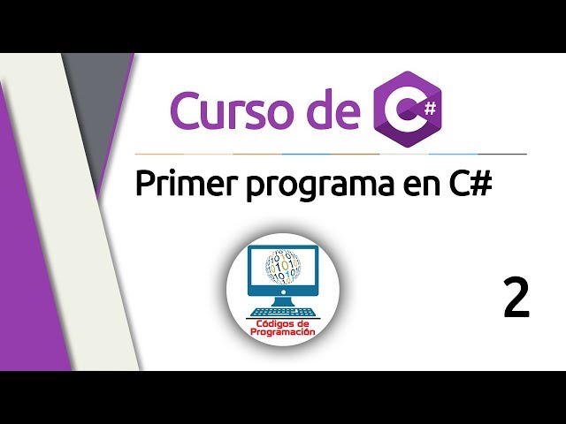 C# Course: 2 - First program in C#