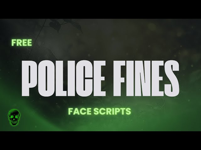 Police Fine Script for QBox GTAV FIVEM Servers - by FACE SCRIPTS