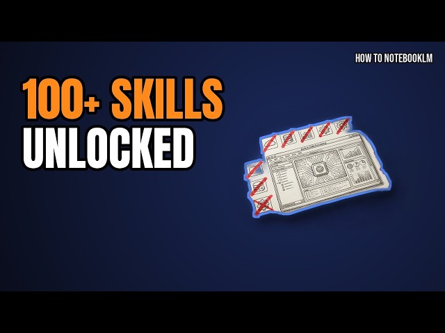 NotebookLM Just Got 100+ Software Skills (Agentic Update)