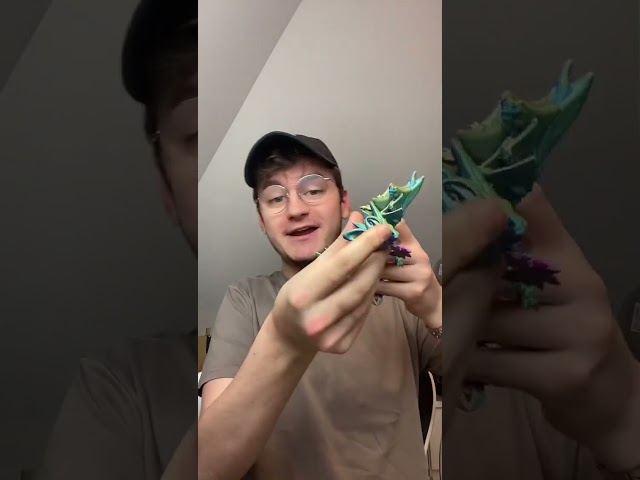 3D PRINTED BABY DRAGON!