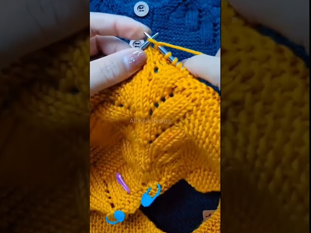 Sweater Design Knitting Stitches ❤️#knitting