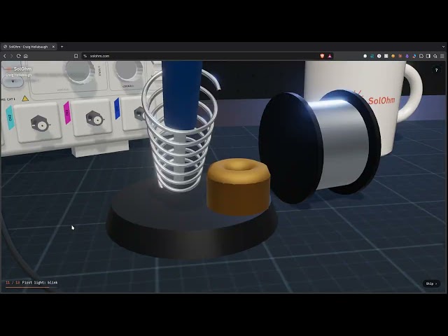 Two Voice Prompts → a Playable 3D Electronics Bench  Claude Opus 5 5