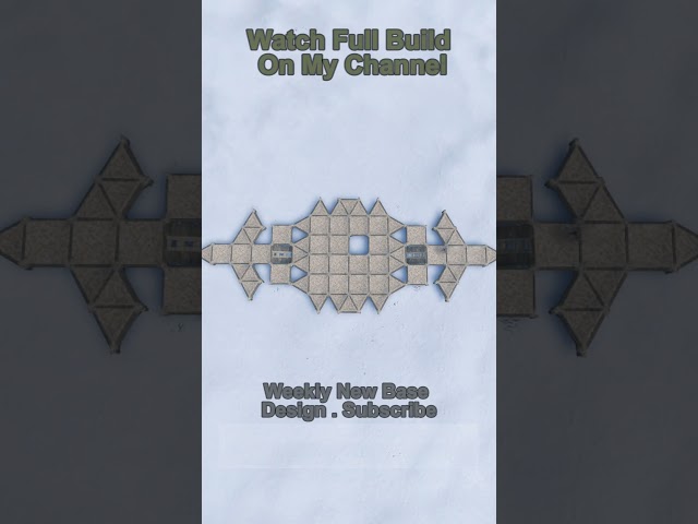 🔥DRAKO - Perfect 4x4 Bunker Base ChinaWall FootPrint - Rust Base Design