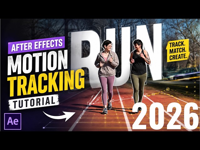 Easy After Effects Motion Tracking Like a Pro! 2026
