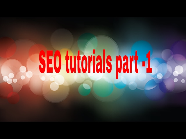 SEO Tutorials in hindi part-1