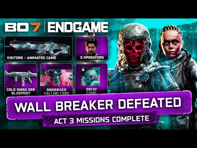 EASY Endgame Wall Breaker Glitch Boss Guide... (ALL Act 3 Missions & Rewards) - Black Ops 7