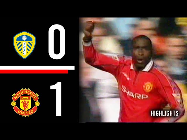 Leeds United v Manchester United | Andy Cole on Fire! 🔥 1999/2000