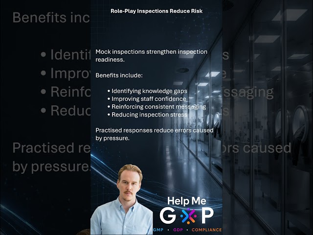 What Is GMP? Mock Inspections and Inspection Readiness | GMP Basics #Shorts