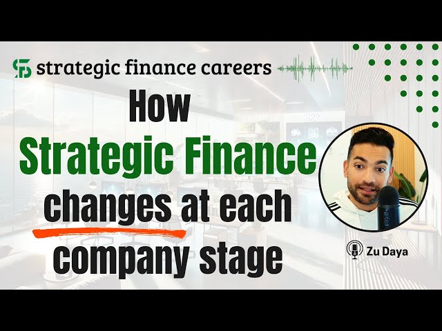 Strategic Finance at Startups vs Later Stages: What Actually Changes