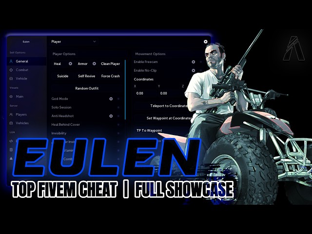 Eulen Cheats FiveM Mod Menu [Big Update Full Showcase]
