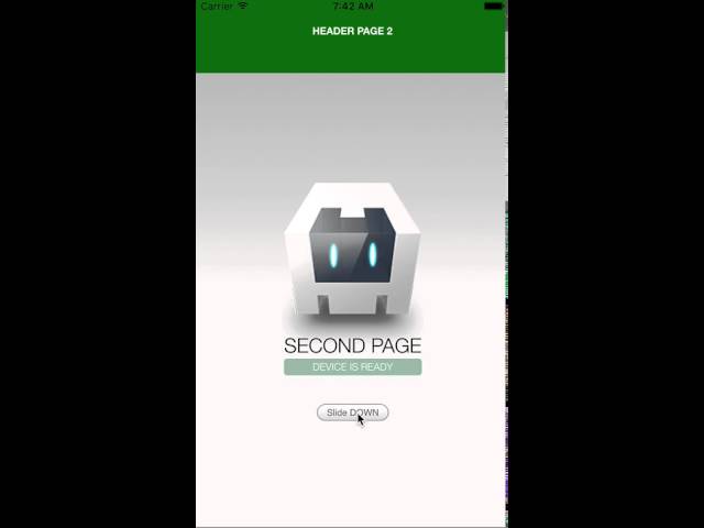 Material Design Transition effect for Cordova apps
