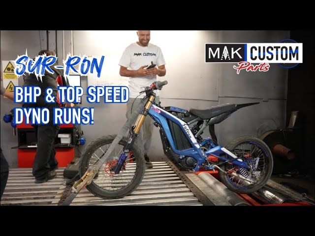 Tyla Stunts Surron Dyno Run - BHP & Top Speed Test