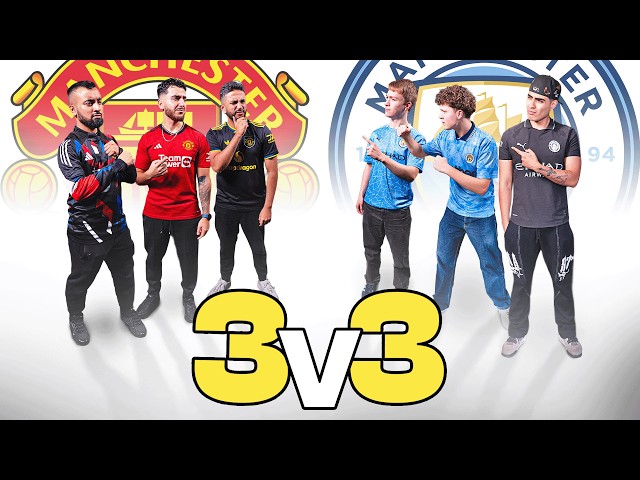 3 MANCHESTER UNITED FANS v 3 MAN CITY FANS