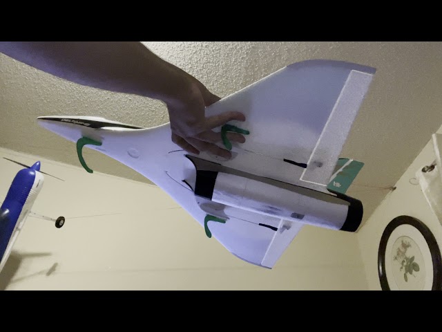 Full Throttle on Mini Squall Delta Wing on 4S 50mm Motor