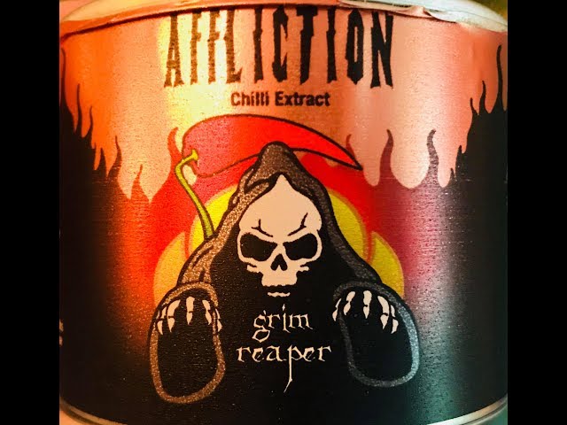 Episode 11 | GRIM REAPER Affliction Chilli Extract | 9 million SHU's! | 5 Minute Burn Challenge!