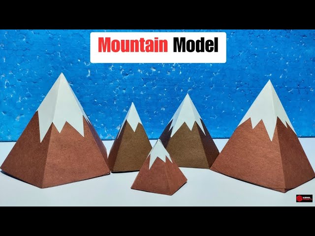 Mountain Model For School Projects/ Paper Mountain