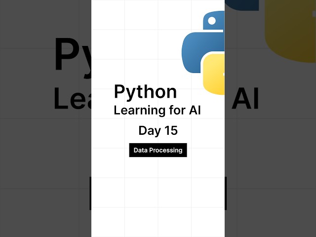 Python Learning for AI — Day 8 Part 4 #python #pythonprogramming #pythontutorial #coding