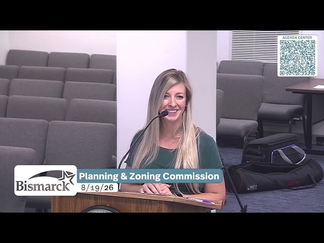 Bismarck Planning and Zoning Commission 2026-08-19