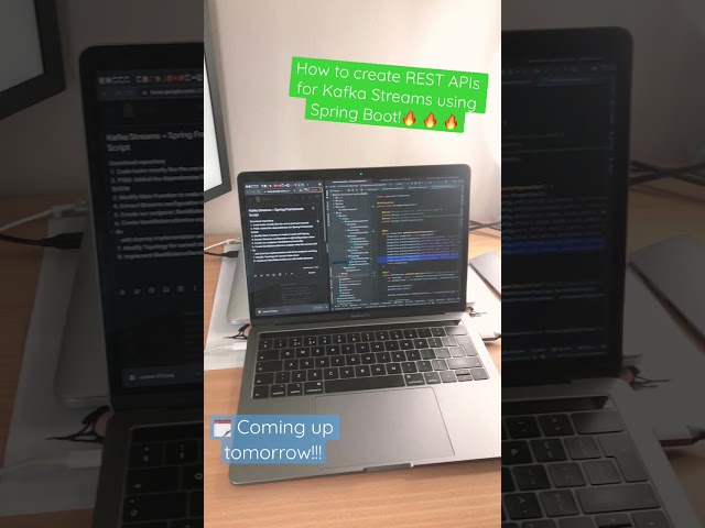 Tomorrow 🗓: How to create a Rest API for your Kafka Streams App with Spring Boot! 🔥 🔥 🔥