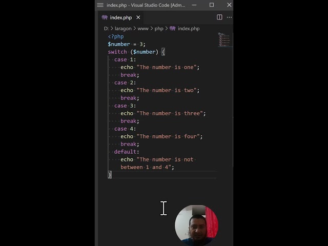 Learn how to use switch statement in php