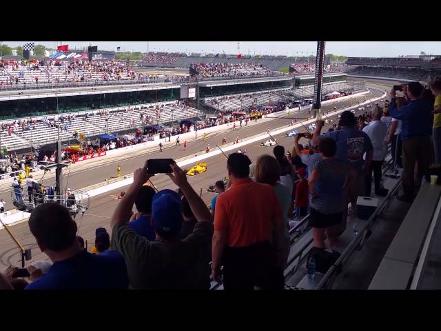 Standing start wreck gp of Indianapolis