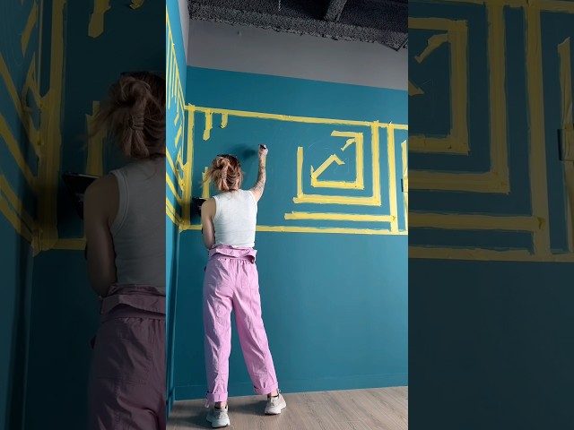 Give yourself a pat on the back! #mural #painting #tutorial #stepbystep #artist