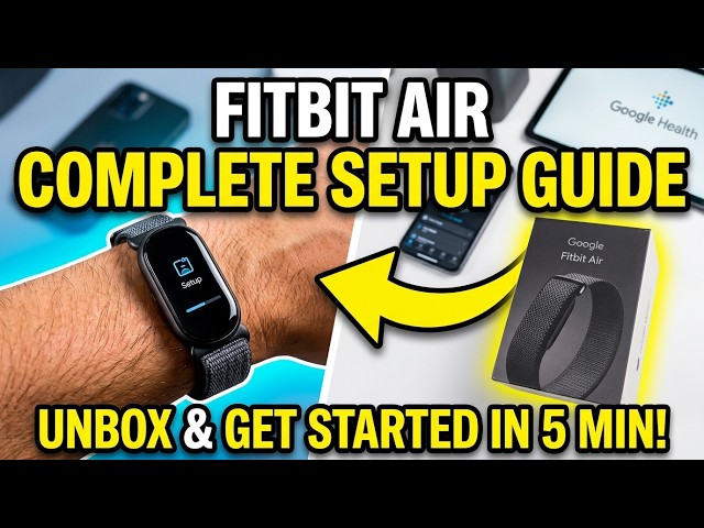 How to setup new Fitbit Air (instructions)