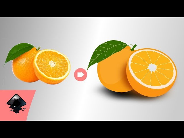 Inkscape Tutorials: Vector Orange Fruit