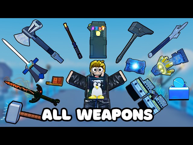 how to get EVERY WEAPON in Thanos Simulator