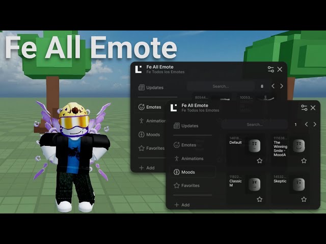 Fe All Emote Script - EMOTES, ANIMATION, MOODS