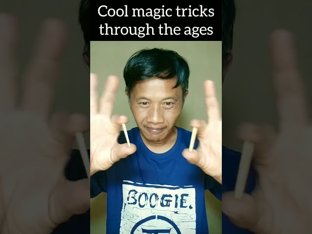 Cool magic tricks through the ages #shorts #magic #tutorial #trending #funny #