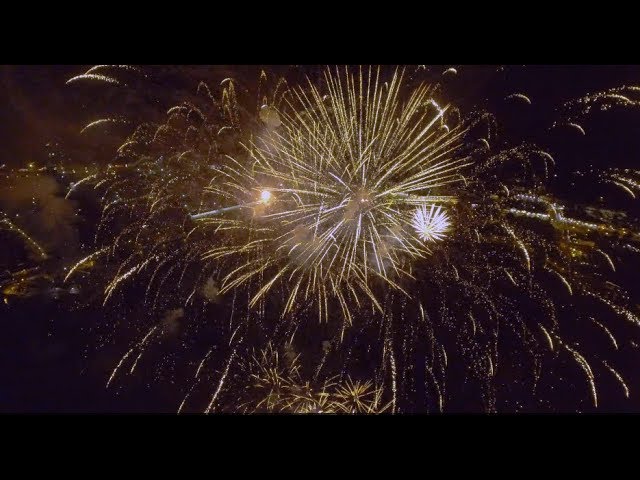 Lake George, NY Fireworks FINALE + Drone 2017 [4K]