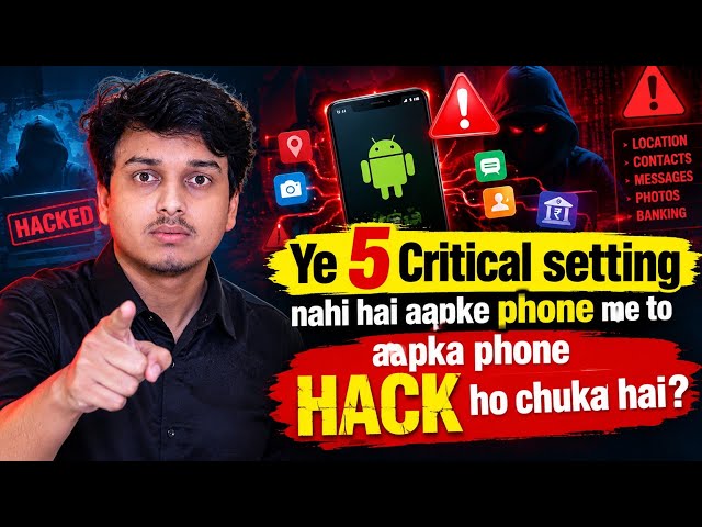 5 Android Settings You MUST Turn OFF Now! 😱 | Phone Security Settings 2026