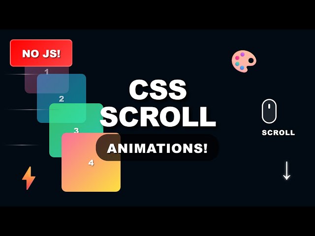 Modern CSS Scroll Animations | No JavaScript Needed