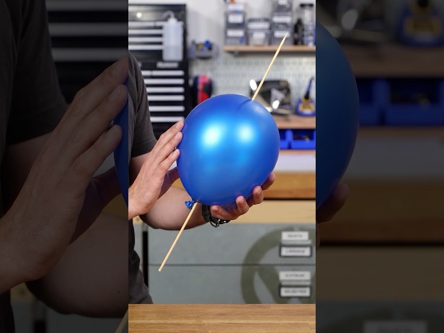 How To Stab A Balloon Without Popping It!