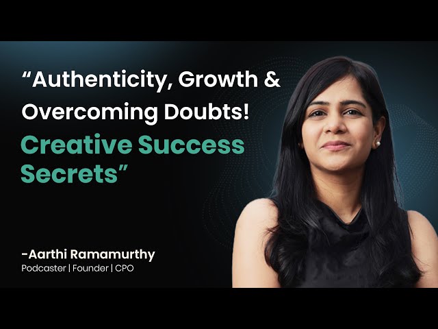 Building, launching, and growing your creative work (& career) ft. Aarthi Ramamurthy (FULL EPISODE)