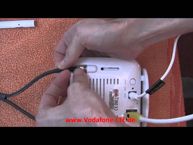 Vodafone LTE Außenantenne für besseren LTE Empfang - Installation und Position - mit Speedcheck