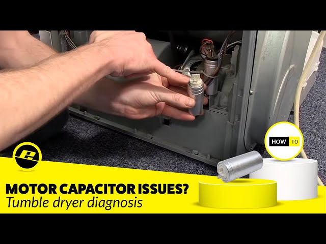 Tumble Dryer Buzzing? Easy Motor Capacitor Change to FIX Fast!