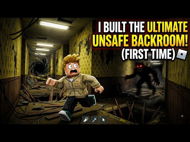 I Built the Ultimate UNSAFE Backroom in Roblox... (First Time)