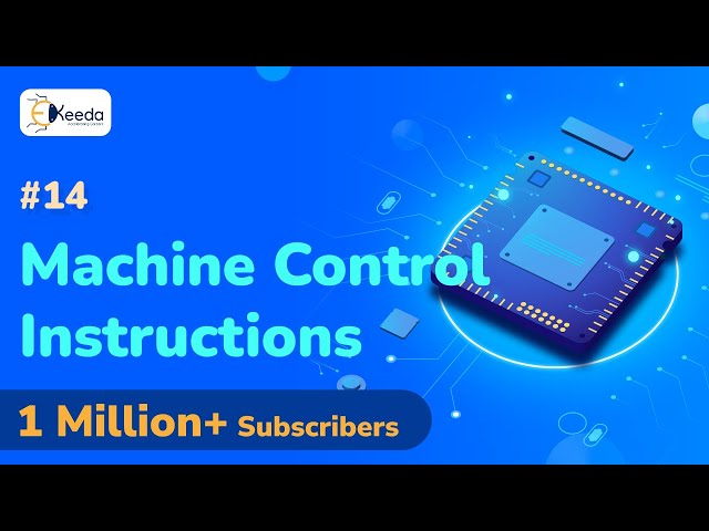 Machine Control Instructions in 8085 Microprocessor