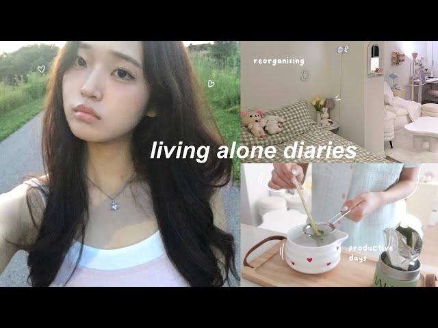 LIVING ALONE DIARIES: productive routines, reorganizing closet, yap session, movie marathon, pilates