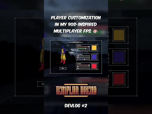 Player Customization In My 90s-Inspired Multiplayer FPS 🎨