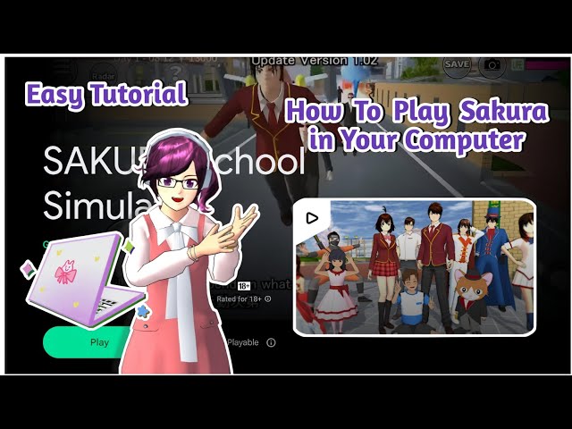 How to Install Sakura School Simulator in Your Computer | Easy Tutorial for Windows PC only 🥰🩷