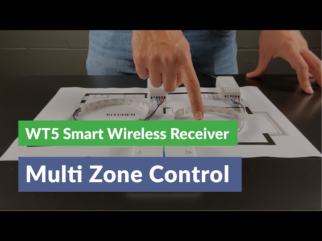How to Set Up Multi Zone Control for the WT5 Smart LED Lighting Receiver