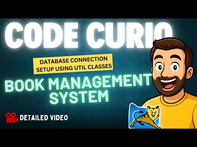 How to connect java web project with MYSQL | Util Class (JSP + Servlet)