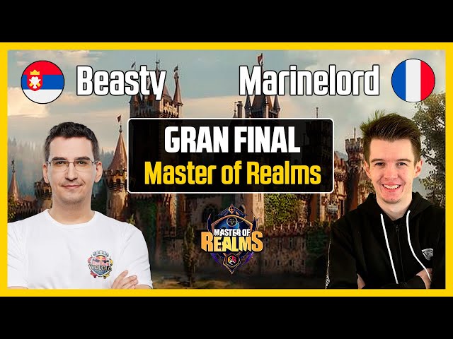 Marinelord VS Beasty #4 | GRAND FINAL of the MASTER OF THE REALM | Age of Empires 4